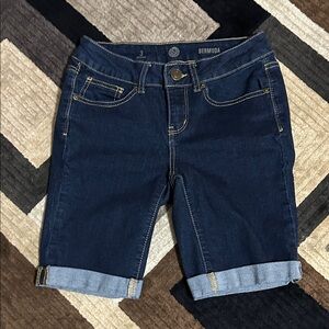 SO Authentic American Heritage Women’s Denim Bermuda Shorts. New without a tag.